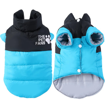 Reversible Pet Coat In Winter For Small Medium Dogs Cats Waterproof Pets Clothes Solid Warm Puppy Kitty Sphynx Chihuahua Jacket