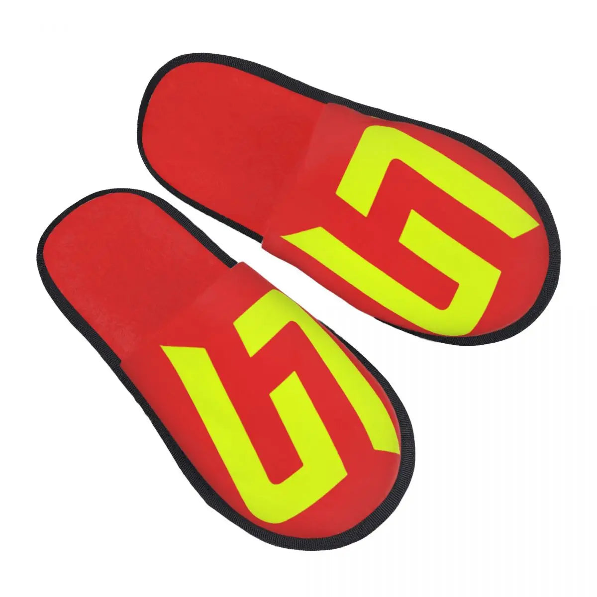 Custom British Lando Norris Racing Driver Guest Slippers for Spa Women House Slipper