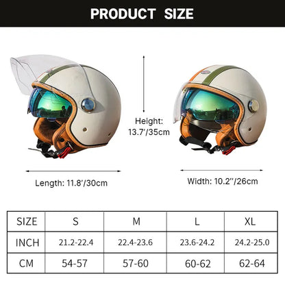 Japan Imported The New DOT Standard Certified Electric Motorcycle Helmet Female Winter Warm Male High Quality and Safety