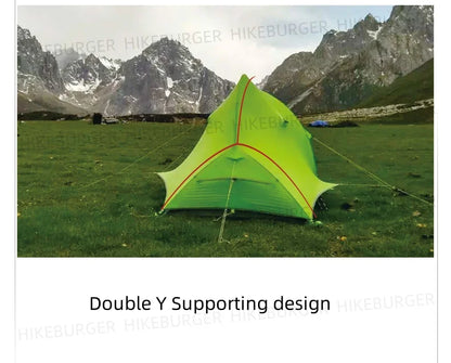 ASTA GEAR Yunque 10D Ultralight 1P Tent Outdoor Camping Fish Spine Waterproof Windproof Silicon Coating Trekking Tent