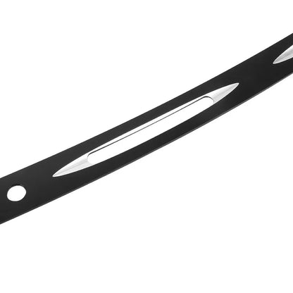 For Harley Electra Street Tri Glide 1996-2013 2014-UP Motorcycle Black Chrome Windshield Batwing Fairing CNC Trim Windscreen