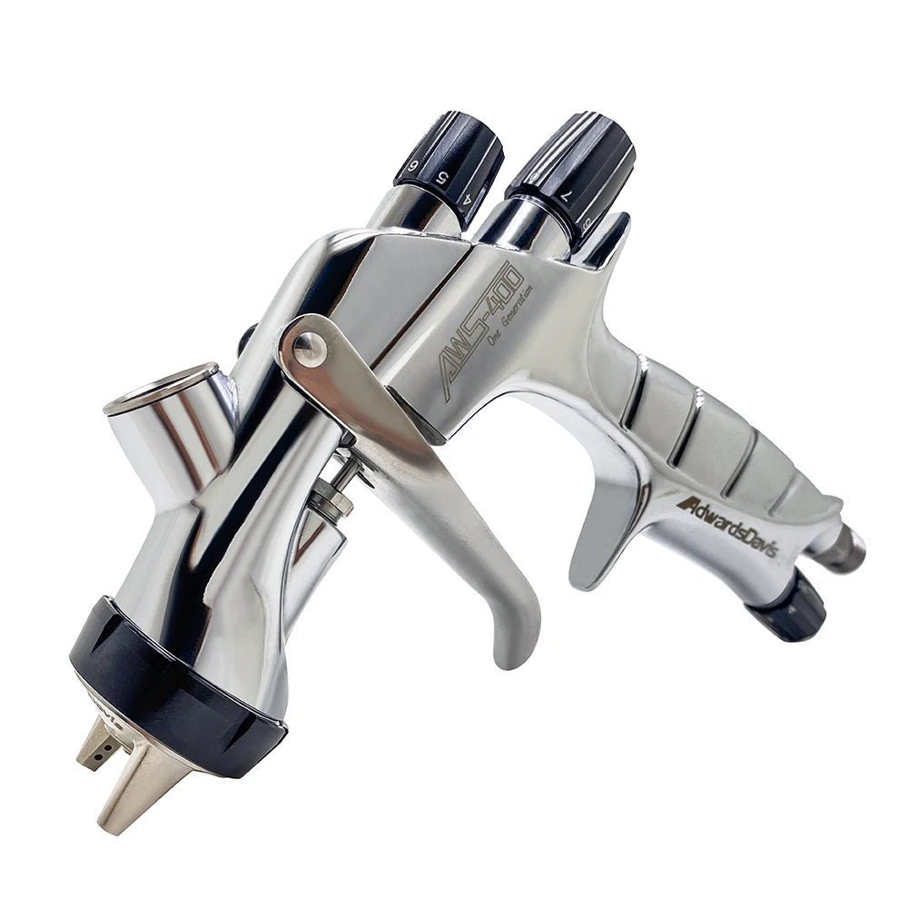 WS400 Pneumatic Spray Gun 1.3/1.4/1.7mm High Atomization Automotive Sheet Metal Paint Spray Gun Furniture Varnish Paint Spraying