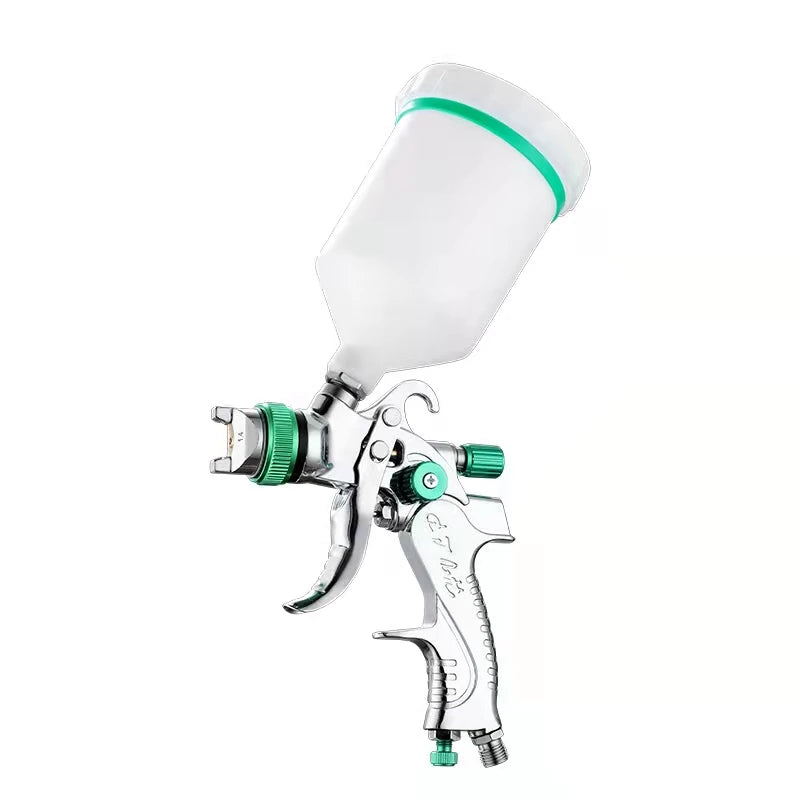 HVLP Spray Gun Adjustable Metal Atomizing Spray Gun for Painting Aerograph Cars Tool Flow Control Sprayer Paint Airbrush Set