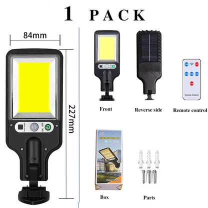 Solar Street Lights Outdoor Waterproof Human Body Sensing Courtyard Garden Wall Household Lights Rural Road Lighting Wall Lights