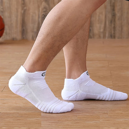 3/6 Pairs Sports Socks For Man High Quality Comfortable Breathable Basketball Short Socks Casual Fashion Low-cut Ankle Socks