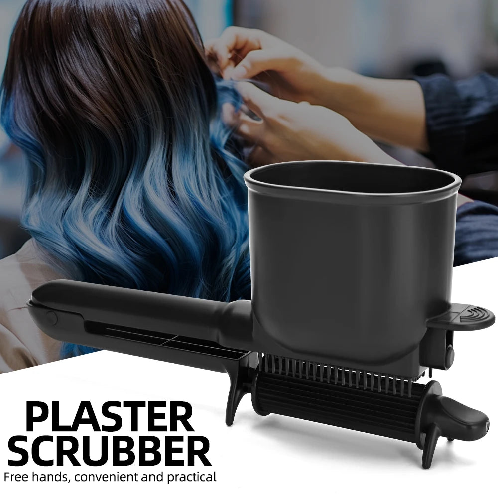 Professional Hair Dye Brush Comb Dyeing Bowl Brush 2-in-1 Large Capacity Multifunctional Barber Dye Hair Supply Styling Tools