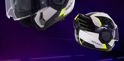 LS2 FF906 Advant Flip Up MODULAR Helmet Motorcycle Modular Double Visor Helmet built-in Lens ECE Capacete Moto helmets