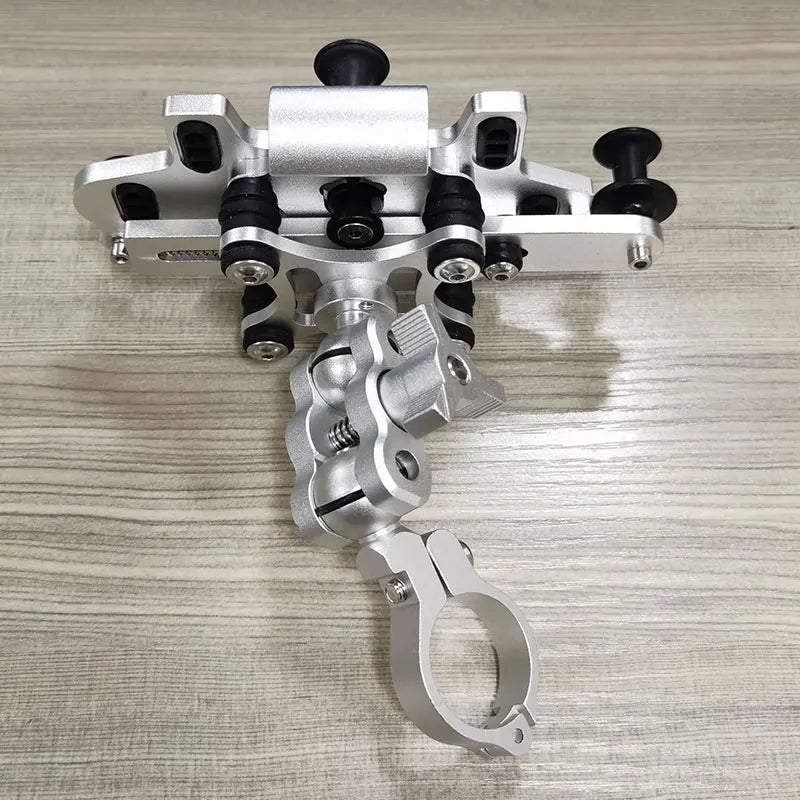 Motorcycle Phone Holder High Quality Alloy Motorcycle Electric Bike Mobile Phone Holder With Dampener Motos Navigation Bracket