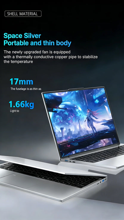 NEW 15.6" Windows 11 Pro Laptops Intel Core i9-10980HK 16GB RAM 1TB SSD Office Gamer Study notebook Computer PC