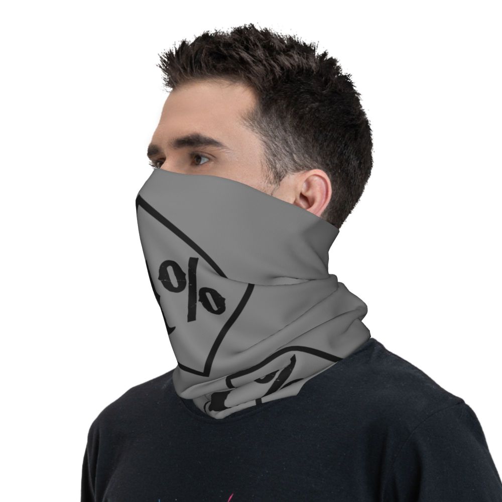 Custom 1 Percenter Essential Sons Bandana Neck Gaiter for Ski Camping Men Women Wrap Scarf TV Show Anarchy Headband Warmer