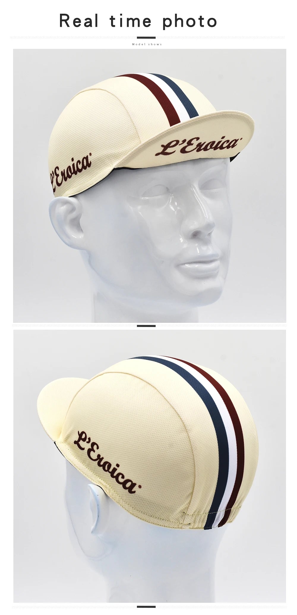 Retro Italy Men's Cycling Cap Bicycle Hat Riding Outdoor Sports Running Fishing Caps