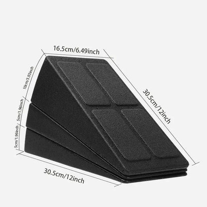 3Pcs Leg Stretcher Foot Squat Wedge Foam Slant Board For Squats Calf Raise Block Yoga Wedge Equipment Durable Easy Install