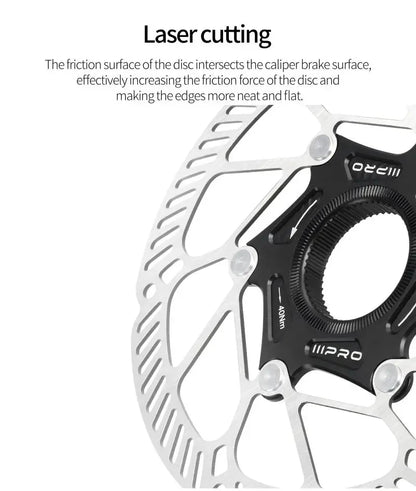IIIPRO Bike Brake Floating Rotor 140/160/180/203mm Center Lock Brake Disc Ultralight High Strength abstract heat Disc Bike Part