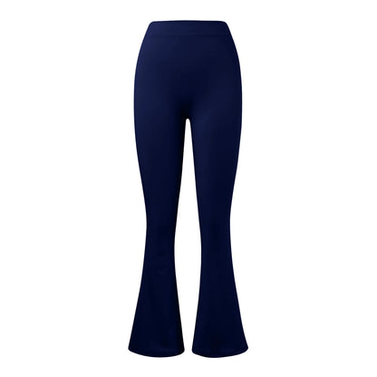 New Fashion Women's Flare Leggings V-shaped Hip Yoga Pants High Waist Wide Leg Pants Women Gym Sport Flared Pant Casual Leggings