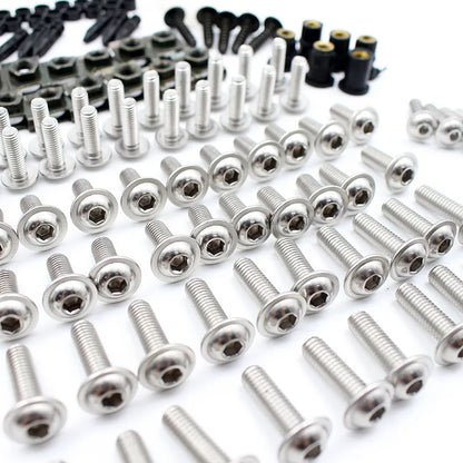195pcs Burn Titanium screw Fairing Screws Bolt Kit for Suzuki GSXR600 GSXR1000 Hayabusa GSX1300R GSX600F GSX750F SV1000 SV650
