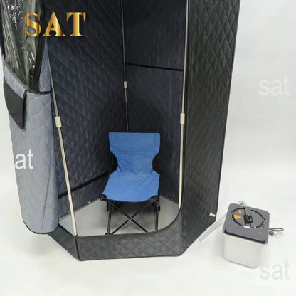 For Steam Room Beneficial Skin 4.0L Machine Slimming Bath SPA Health Simple Joint Steel Frame Portable Sauna Household