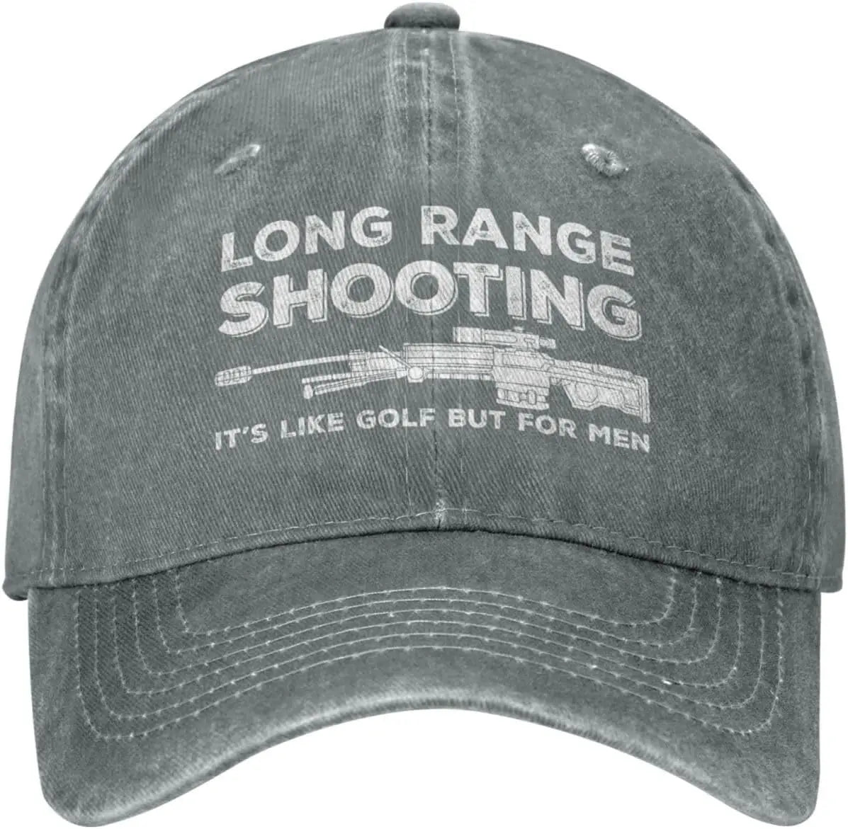Funny Hat Long Ranges Shooting It's Like Golf But for Men Hat Men Dad Hats Cool Caps
