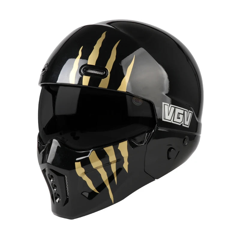 High-Quality Motorcycle Helmet, Personalized Scorpion Warrior Full Helmet, Suitable for Men and Women for Year-Round Riding