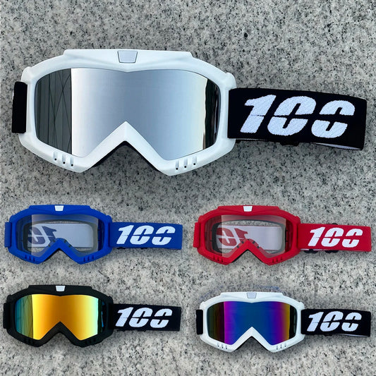 100 Motorcycle Goggles For Men Motocross Sunglasses Safety Protective MX ATV Ski Helmet Goggles vintage Driving Glasses