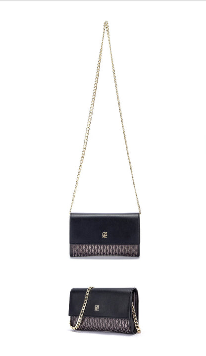 Minimalist Fashionable Exquisite Women's Shoulder Bag with Chain Shoulder Strap Design Versatile for Commuting and Gatherings