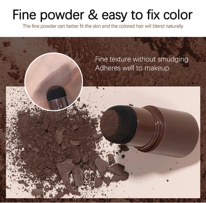 Hairline Shadow Powder Hair Waterproof Hairline Root Cover Up Natural Black Brown Eyebrow Contour Stick Repair Fill in Hair Tool
