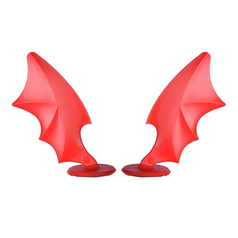 2PCS Motorcycle Helmet Cute Corner Rubber Horn Decoration Motocross Full Face Off Road Helmet Decoration Moto Car Accessories