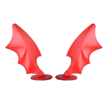 2PCS Motorcycle Helmet Cute Corner Rubber Horn Decoration Motocross Full Face Off Road Helmet Decoration Moto Car Accessories