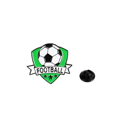 Sports Decoration Brooch Compact 2026  Souvenir Soccer Commemorative Brooch Delicate North America Football Pin