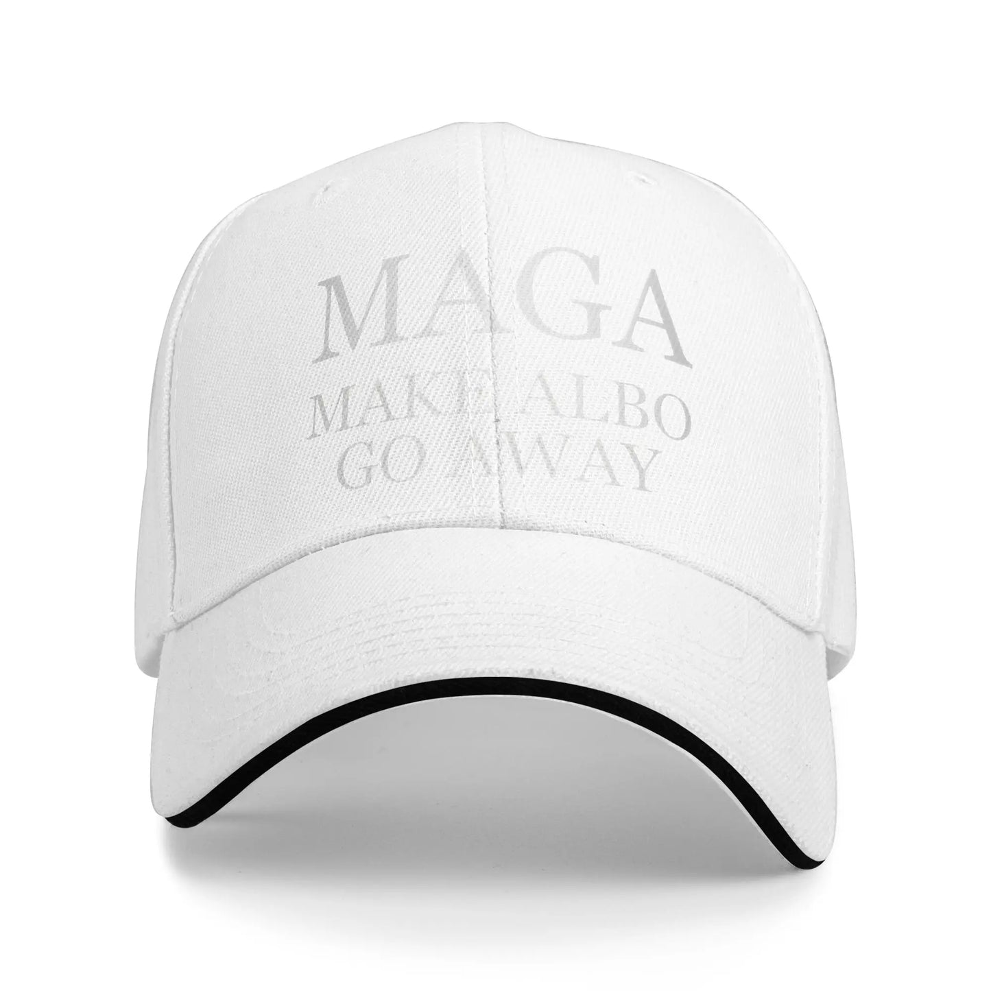MAGA Make Albo Go Away Sandwich Baseball Caps Casual Polyester Australia Saying Snapback Hat Unisex Outdoor Gift Hats