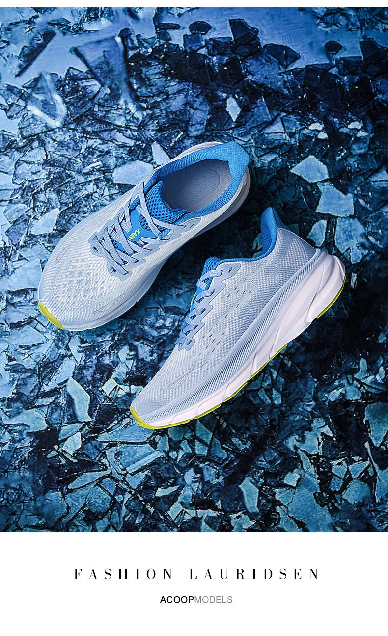 Men's Running Shoes Luxury shoes Couple Outdoor Sneakers Cushioning Breathable Mesh Off-road Trainer Shoes Race Non-Slip Fashion