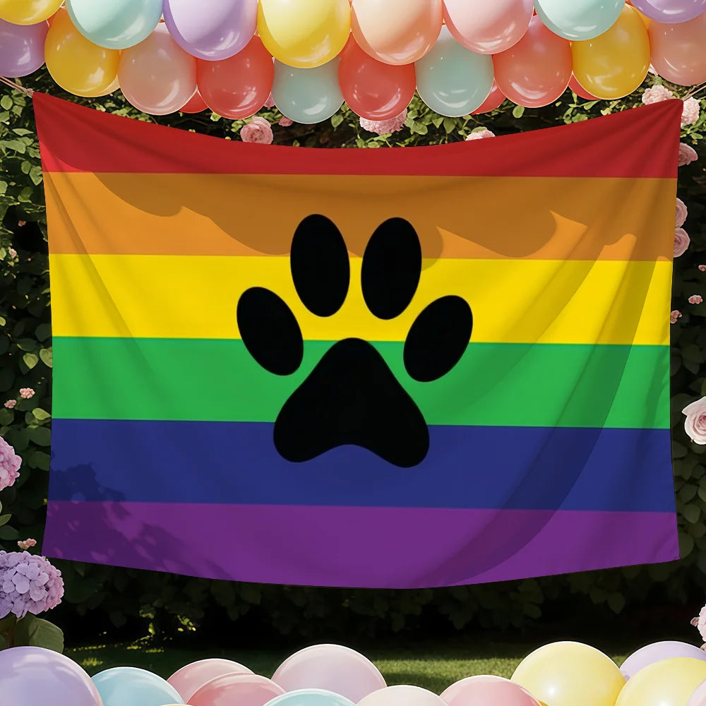 Furry Pride flag Suitable For Party Club Outdoor Interior Wall Decoration Banner Fans Gift