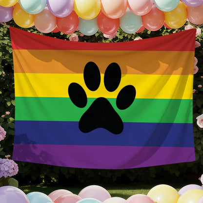 Furry Pride flag Suitable For Party Club Outdoor Interior Wall Decoration Banner Fans Gift