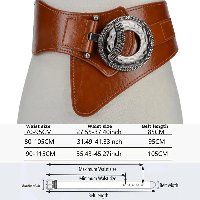 Hot Fashion Women Wide Waist Elastic Stretch Belt women's girdlestrap belts for women cinturon mujer cummerbund strap LB029