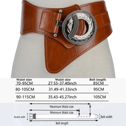 Hot Fashion Women Wide Waist Elastic Stretch Belt women's girdlestrap belts for women cinturon mujer cummerbund strap LB029