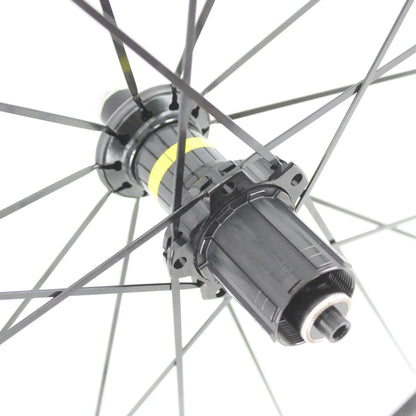 Newest 700C 40mm Road bike 6061 Aluminum alloy bicycle wheelset clincher rim Thru Axle center lock Disc brake hub for 8/9/10/11S
