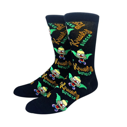 2023 New Anime Women Men Socks Long Socks Men‘s Knee-High Cosplay Sock Adult Personality Hip Hop Harajuku Long Funny Socks 36-45