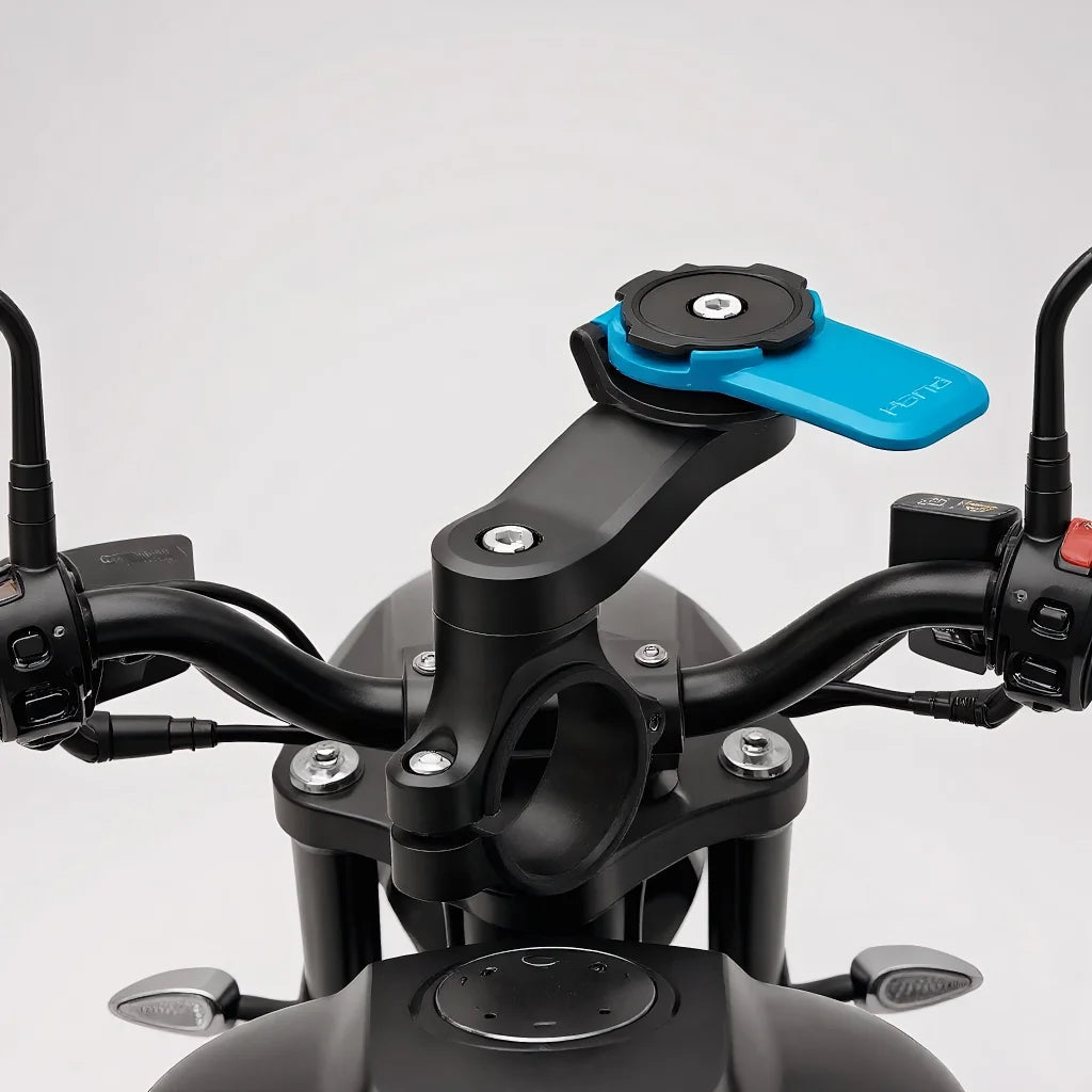 Standes Motorcycle Bike Phone Holder 360° Rotatable Detachable Mount for Delivery Navigation Self Lock Anti-shake Phone Holder
