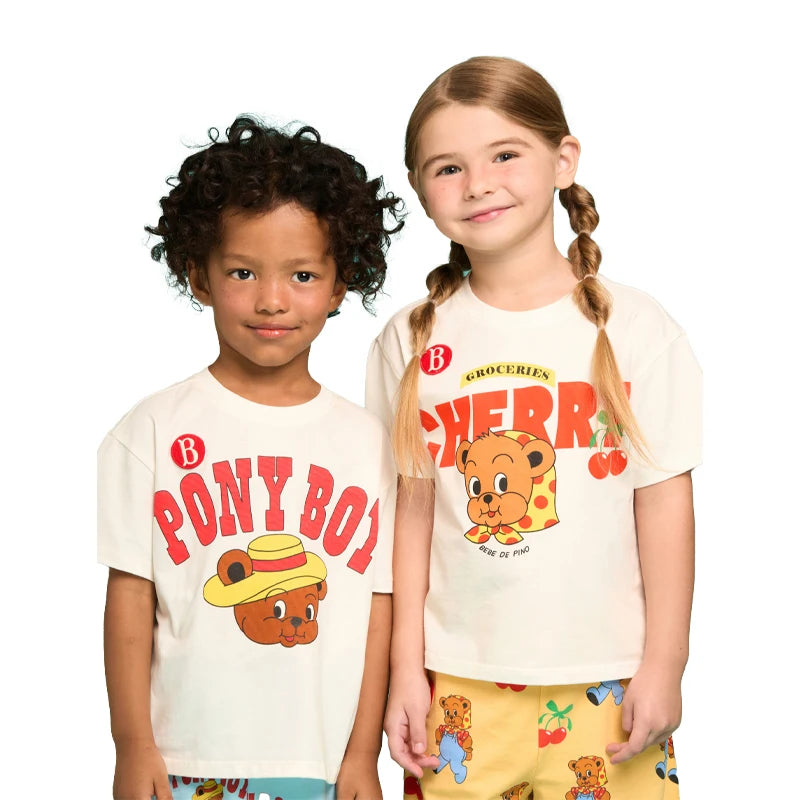 Summer 2026 New Kids T-shirt Shorts Set Korean Boy Girl Letter Printed T-shirt Children's Casual Set Sunscreen Suit Set