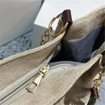 Solid Color Shoulder Bag, Trendy Letters Tote Bag, Canvas Campus Handbag for Women, Office,College,Work,Travel Hand Bags Bolsa