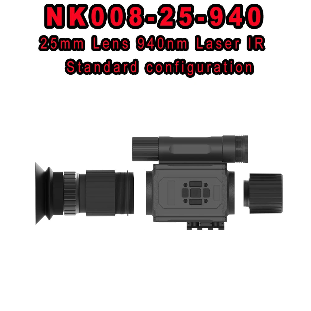 Megaorei NK008 940NM Laser IR Monocular Cross-Border Monocular Infrared Night Vision Telescope with Low Light Level & Battrery