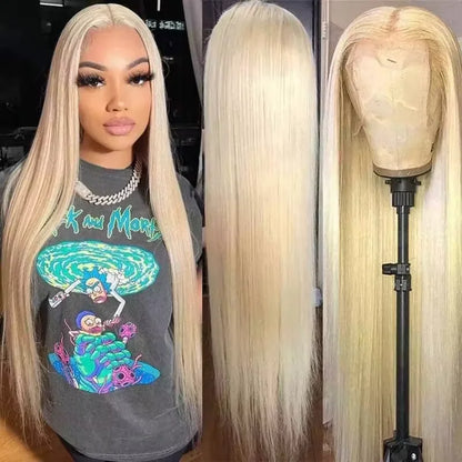 613 HD Lace Frontal Wig 13X6 Straight 100% Human Hair Wigs 40 50 Inch 13x5 Colored Blonde Lace Front Pre Plucked Human Hair Wig