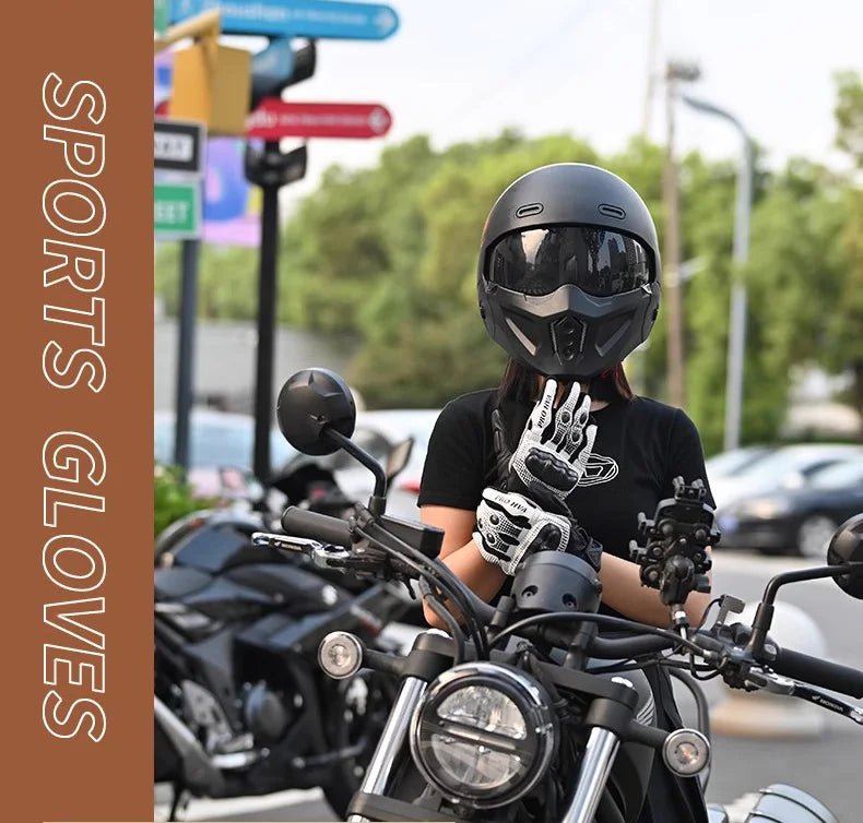 High-Quality Motorcycle Helmet, Personalized Scorpion Warrior Full Helmet, Suitable for Men and Women for Year-Round Riding