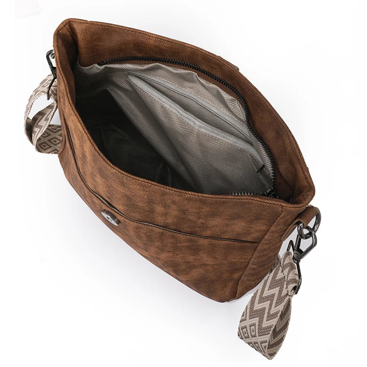 Women's shoulder crossbody bag adds elegance and mystery; Easy to match with casual or formal clothing, showcasing women's elega