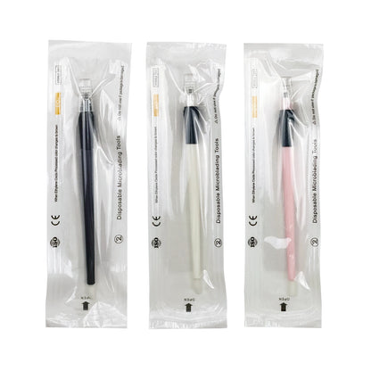 10/50Pcs Disposable Microblading Pen 18U Permanent Makeup Eyebrow Manual Tattoo Pen