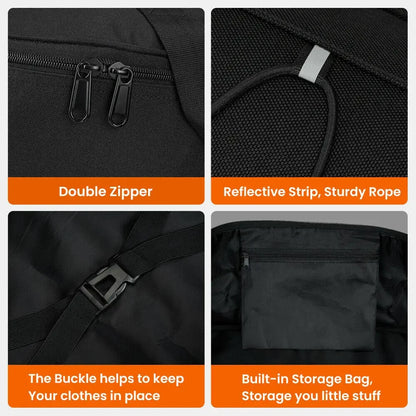 KEMITOUR Tour Pack Organizer Travel-Paks Soft Liner Luggage Bag for Street Glide Electra Glide Road Glide Road King Touring Bags