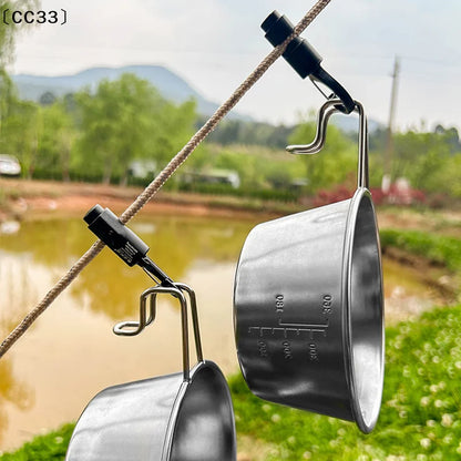 Camping Gear Durable Aluminum Alloy Tent Windproof Rope Hanger For Outdoor Camping Travel Kit Survival Buckles〔CC33〕