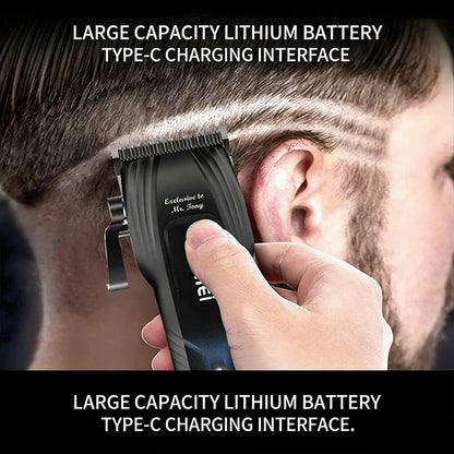 Kemei KM-1797 Powerful Cordless Hair Clipper Electric Professional Barber Hair Trimmer Beard Haircutting Machine Rechargeable