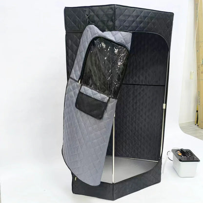 For Steam Room Beneficial Skin 4.0L Machine Slimming Bath SPA Health Simple Joint Steel Frame Portable Sauna Household
