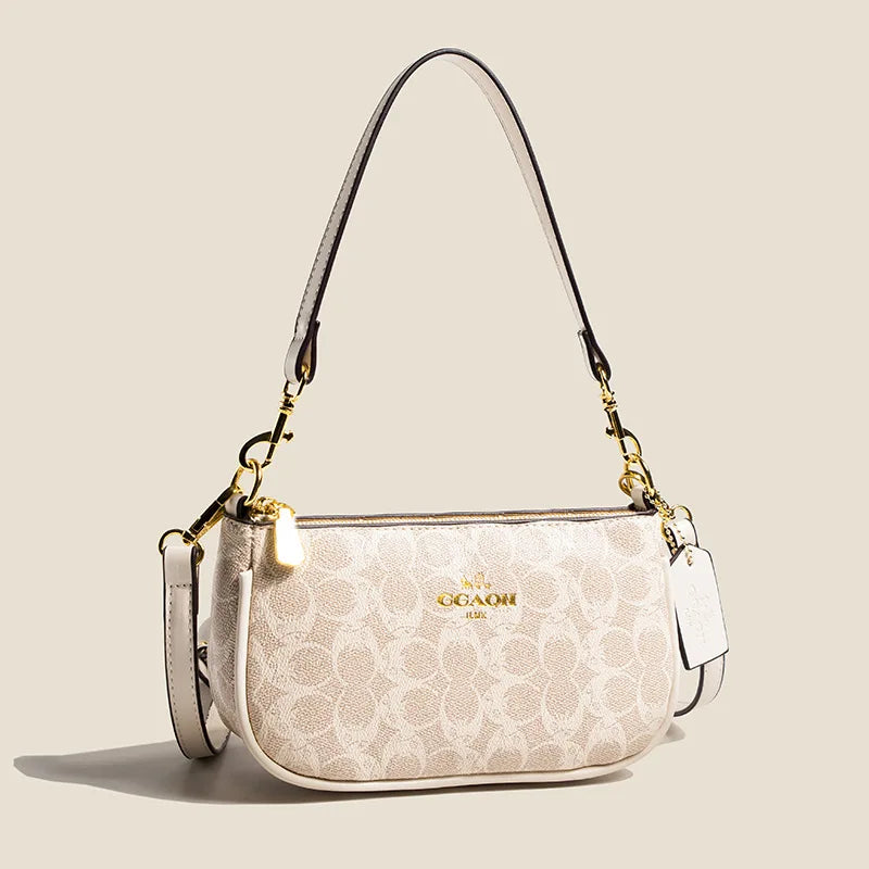 Classic Vintage Ladies Crossbody Handbag High-End Women's Underarm Shoulder Bag Elegant Designer Leather Messenger Bag For Women
