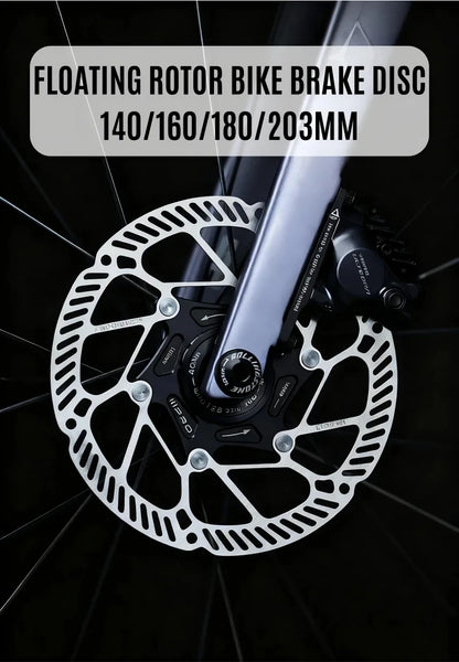 IIIPRO Bike Brake Floating Rotor 140/160/180/203mm Center Lock Brake Disc Ultralight High Strength abstract heat Disc Bike Part